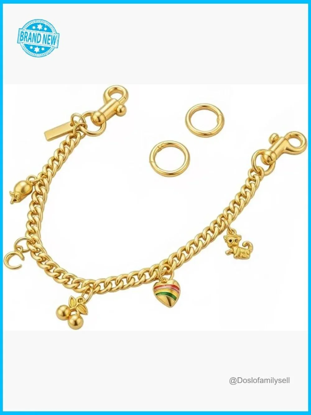 Cute Alloy Bag Charm Purse Accessory Versatile Decor Handbag Chain